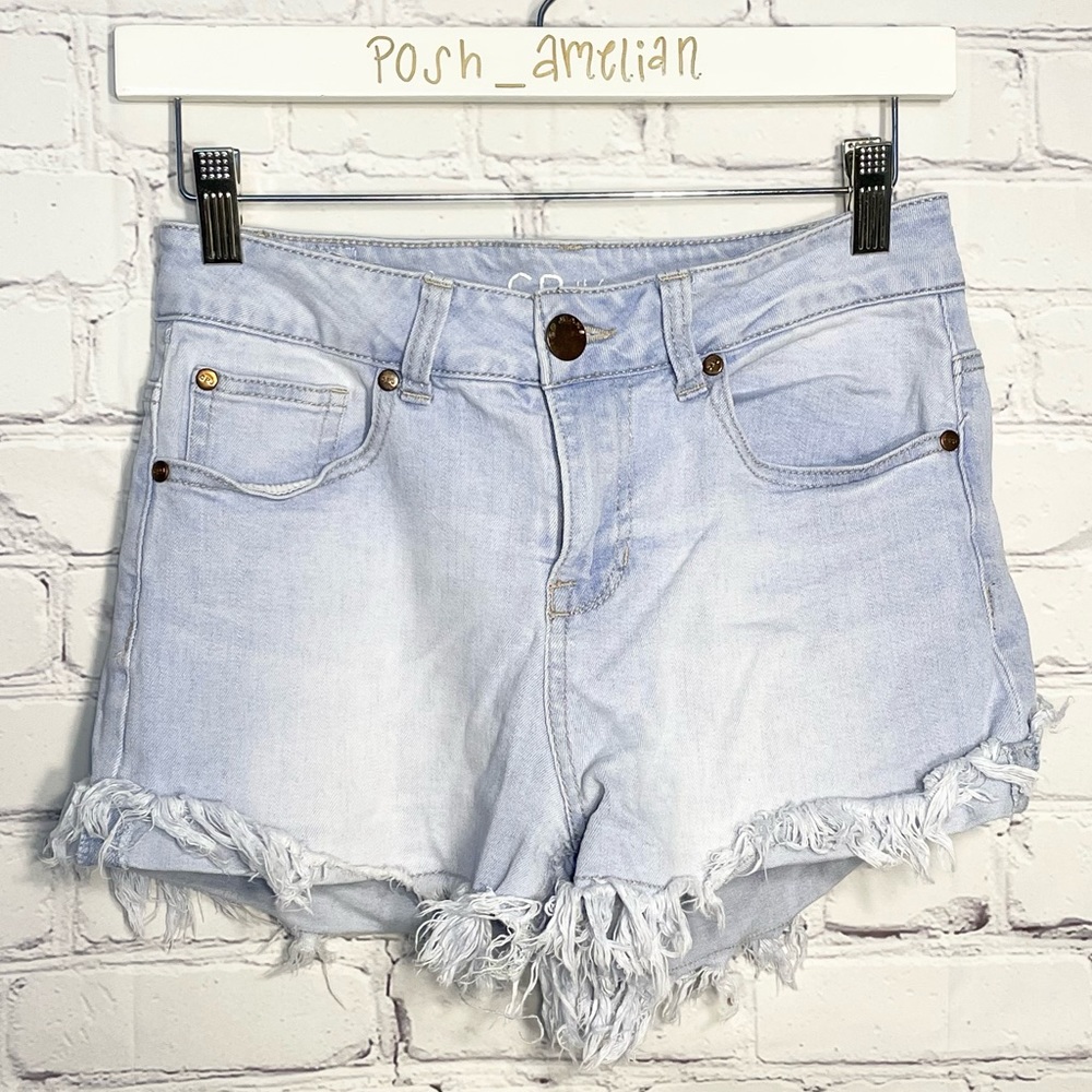 CP Jeans (Celebrity Pink) light wash jean shorts